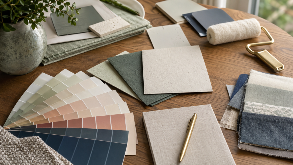 Soft Neutral Palette for Open-Plan Home