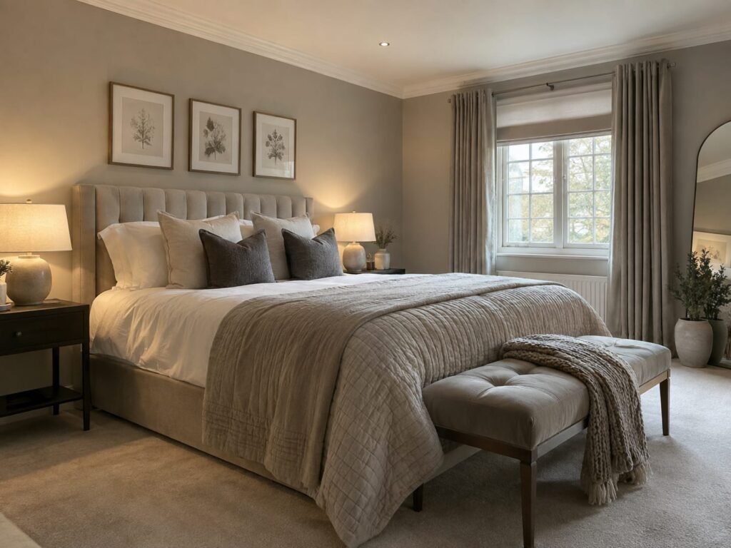 Deep Blue Bedroom Refresh