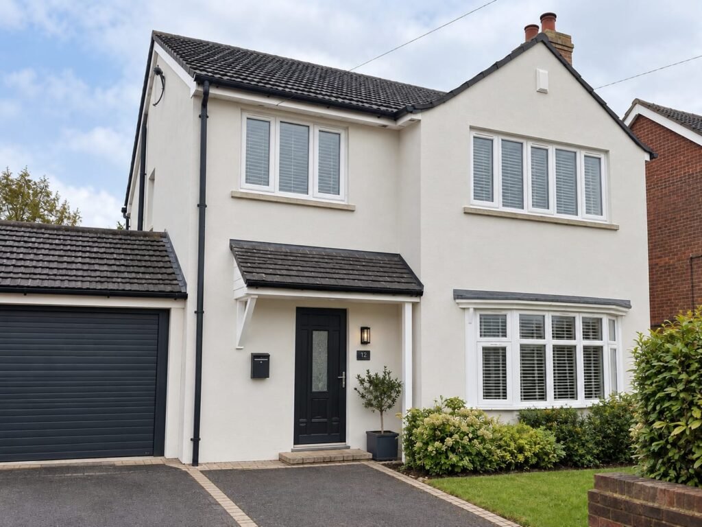 Townhouse Frontage and Door Finish