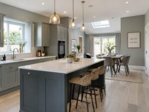 Soft Neutral Palette for Open-Plan Home